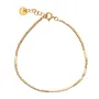 ANNI LU Asym Pulseira Latão Dourado 1038