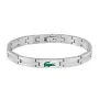 Lacoste Stencil Pulseira Aço Inoxidável 2040625