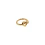 Jane Kønig Big Tied Heart Ring Anel Prata Dourada BTHR-AW25-G