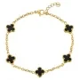 Carl Pique Trèfle Pulseira Aço Inoxidável Dourado CP0098
