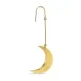 Jane Kønig Half Moon Brinco Avulso Prata Dourada JKHM001-G