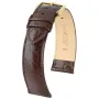 Hirsch Crocograin Medium Pulseira de couro 12302810-1