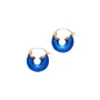 ANNI LU Petit Swell Hoops Brincos Latão Dourado 231-30-58-