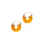ANNI LU Petit Swell Hoops Brincos Latão Dourado 231-30-65