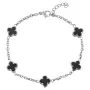Carl Pique Trèfle Pulseira Aço Inoxidável CP0097