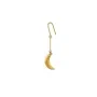 Jane Kønig Small Half Moon NO. 2 Brinco Avulso Aço Inoxidável Dourado SHME-AW26-SS-G