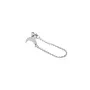 Jane Kønig Single Half Moon NO. 2 Chain Stud Brinco Avulso Aço Inoxidável SHMS-AW26-SS-S