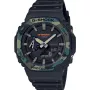 Relógio Casio G-Shock GA-2100SU-1AER com mostrador Preto, caixa de 46 mm de diâmetro e Pulseira de borracha na cor Preto.