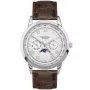 Relógio Sekonda Classic Armstrong Moon Phase 30146 com mostrador Branco, caixa de 40 mm de diâmetro e  na cor Marrom.