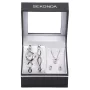 Sekonda gift set for women 2807G que contém Relógio, Pulseira, Colar, Brincos para Mulher.