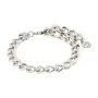 Pilgrim CHARM CURB CHAIN Pulseira Latão Prateado 402416042