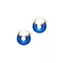 ANNI LU Petit Swell Hoops Brincos Latão Dourado 231-30-58-