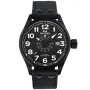Relógio TW Steel Volante VS42 com mostrador Preto, caixa de 48 mm de diâmetro e Tira de Lona na cor Preto.
