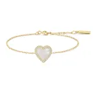 Ania Haie Glimmer Glow Pulseira Prata Dourada B071-05G