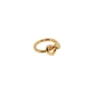 Jane Kønig Big Tied Heart Ring Anel Prata Dourada BTHR-AW25-G