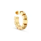 Jane Kønig Chunky Magic Hoop Brinco Avulso Prata Dourada CMH-AW24-G