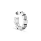Jane Kønig Chunky Magic Hoop Brinco Avulso Prata CMH-AW24-S