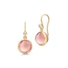 Julie Sandlau Prime Dusty Rose Brincos Prata Dourada HKS181GDDSROCRCZ