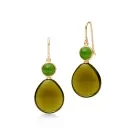 Julie Sandlau Prime Drop Brincos Prata Dourada HKS842GDMGOLCR