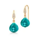 Julie Sandlau Cornelia Brincos Prata Dourada HKSLTDGDTECR02