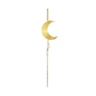 Jane Kønig Half Moon Brinco Avulso Prata Dourada HMEP-XJK24-1-G