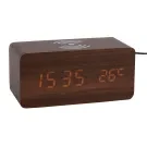 Karlsson Alarm clock Block w. phone charger Despertador KA5933DW