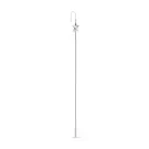 Jane Kønig Night Star Chain Brinco Avulso Prata NSCE-AW24-S